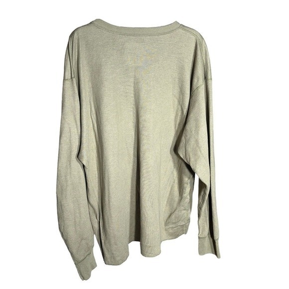 Vintage Cabelas Shirt Mens XXL Olive Green Crew Neck Casual Outdoor Long Sleeve‎ - Picture 2 of 6